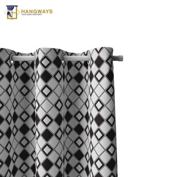 Best Monochrome Tile Pattern Curtains