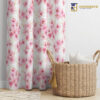 Best Elegant Pink Cherry Blossom Curtains – Blooming Floral Design