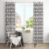 Best Monochrome Tile Pattern Curtains